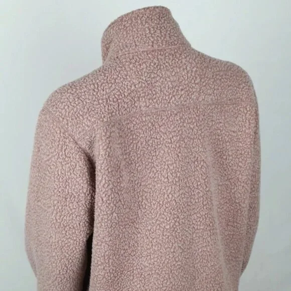 Carhartt Women's Full Zip Fleece Jacket High Pile Sherpa  Brown 103913 - Picture 3 of 5